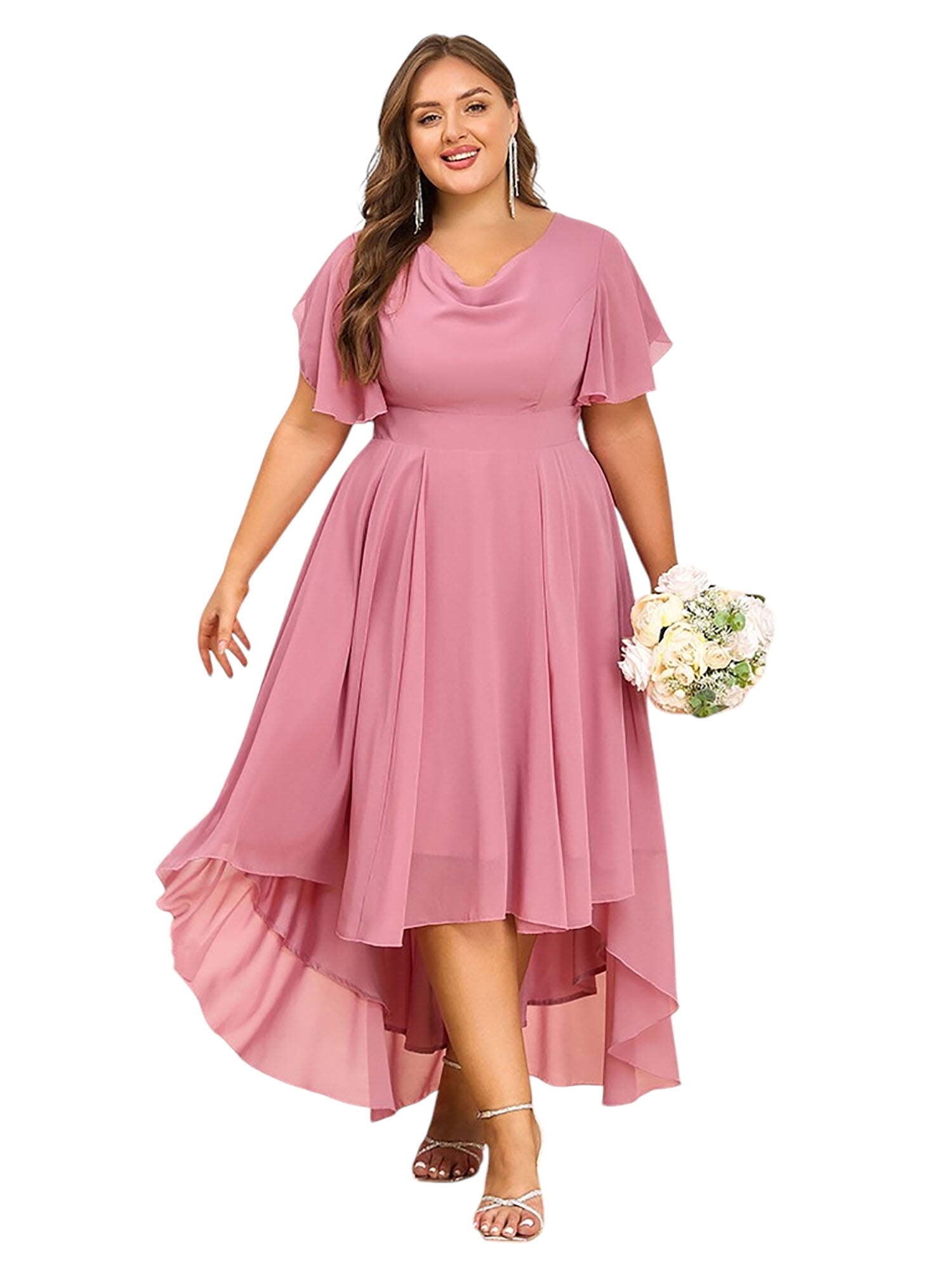 xl formal dresses LapaPlus XL-6XL Womens Formal Dress Plus Size Evening Party Wedding Guest  Bridesmaid Long Dresses