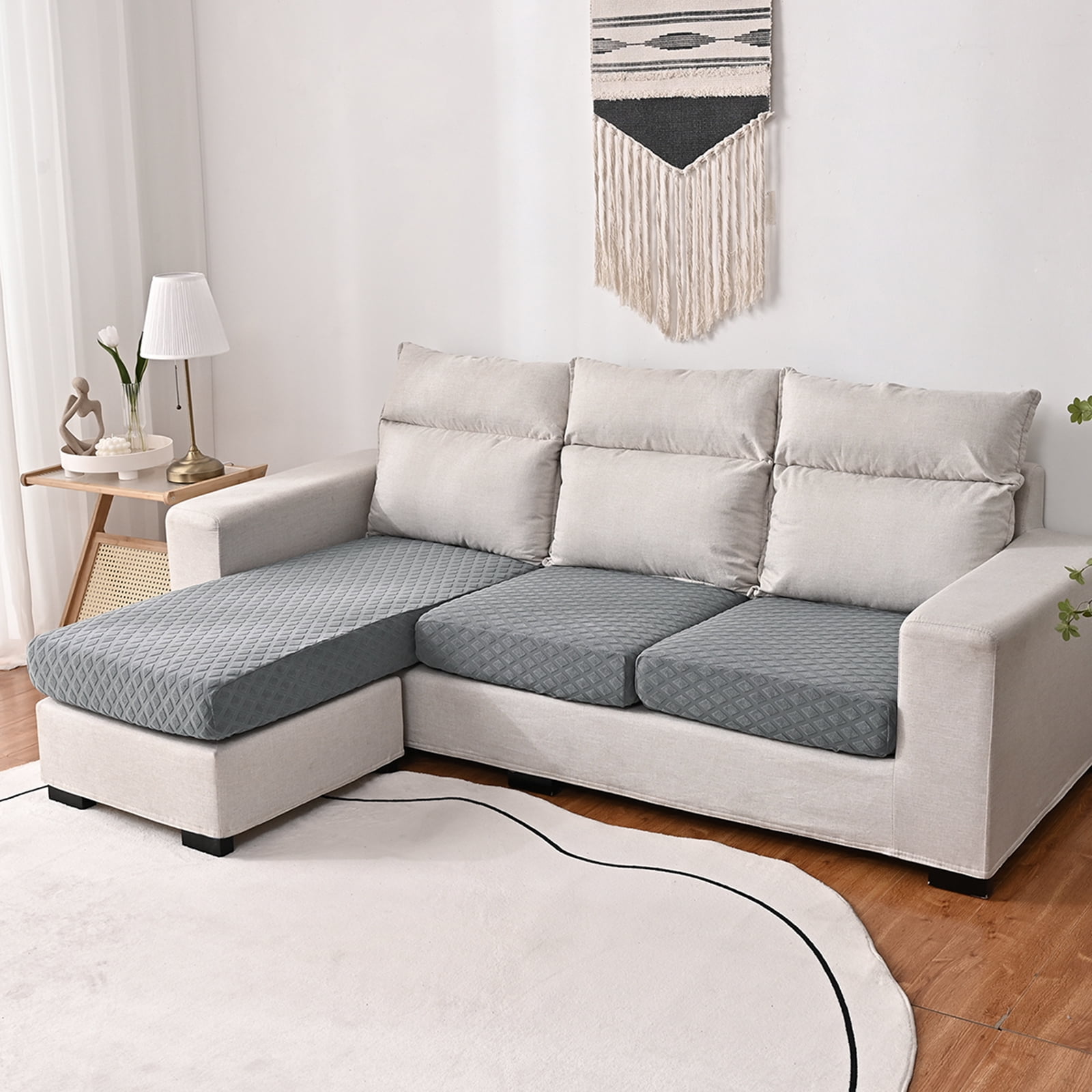 Lapalife Couch Cushion Covers, Replacement Sofa/Chair Cushion Covers ...
