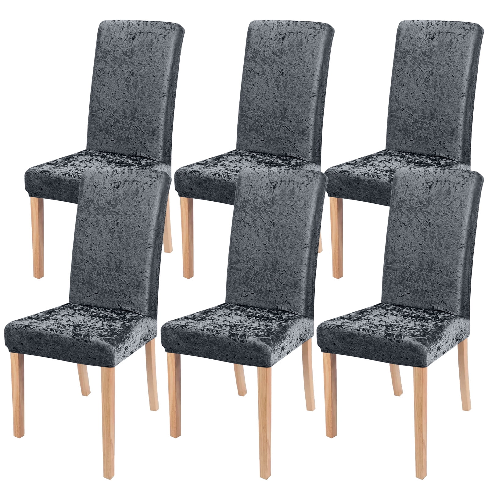 Lapalife Crushed Velvet Chair Cover Stretch Banquet Chair Slipcover for ...