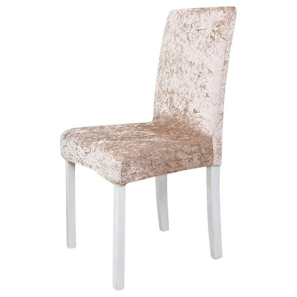 Lapalife Crushed Velvet XL Dining Chair Covers Dining Chair Slipcover Stretch Washable Armless Chair Protector Seat Cover for Dining Room Walmart Business Supplies