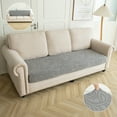 thumbnail image 1 of Lapalife Floral Jacquard Couch Cushion Cover, 1 Piece Sofa Cover Stretch Rectangle Sofa Seat Cover Furniture Protector with Elastic Bottom, 1 Seat, 1 of 7
