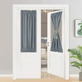 thumbnail image 1 of Lapalife French Door Curtains, 24 x 40 inch Rod Pocket Thermal Blackout Door Curtains Privacy for Doors with Glass Window, Gray, 1 Panel, 1 of 8