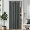 thumbnail image 1 of Lapalife Velvet Door Curtain, Privacy Room Divider Doorway Curtains Thermal Insulated Closet Curtain, 34''x 80'', Dark Gray, 1 Panel, 1 of 7