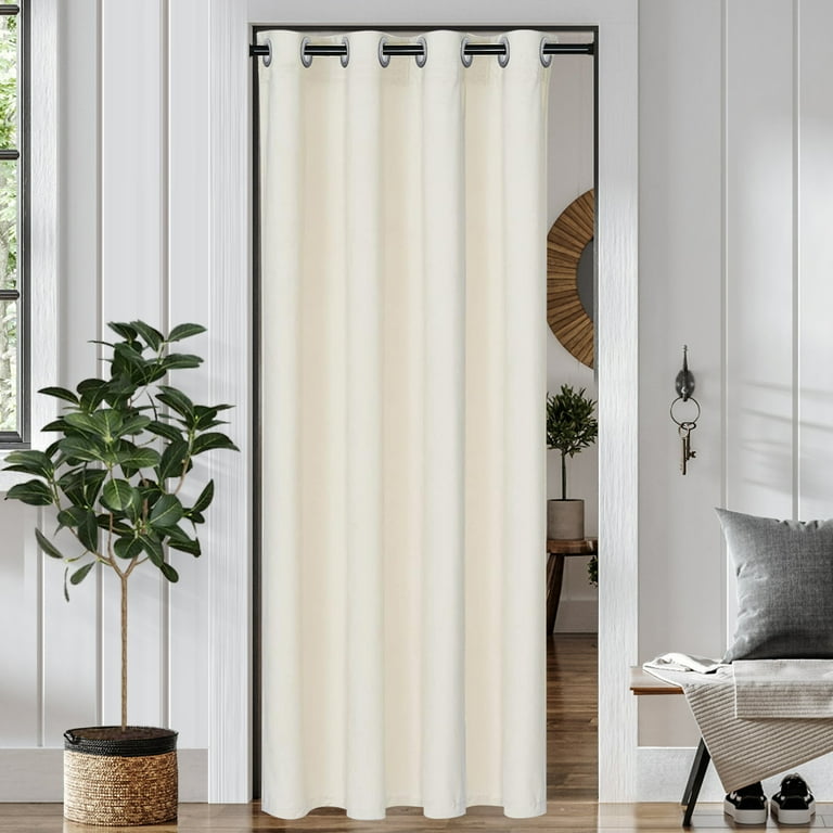 Lapalife Velvet Door Curtain, Privacy Room Divider Doorway