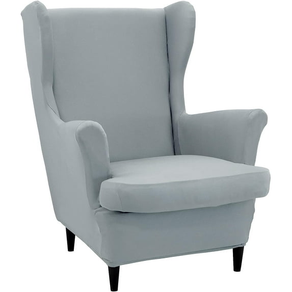 Lapalife Wingback Chair Slipcovers, 2-Piece Stretch Sofa Wing Chair Covers Armchair Cover Furniture Protector