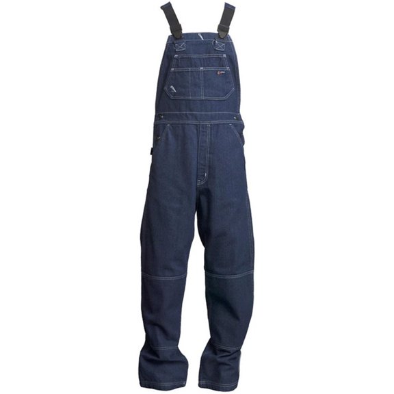Lapco Men's 3Xl Fr Cotton Denim Bib Work Overall Big - B13FRDN-BIG 4XL TAL