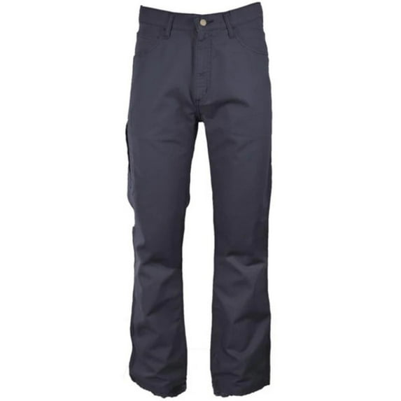 Lapco Men's Fr Mid Rise Relaxed Straight Canvas Work Pants Navy 30W x 30L