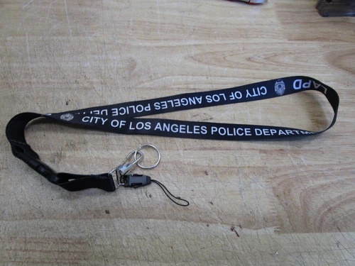 Lapd Los Angeles Police Department Lanyard Id Key Phone Holder Free Shipping