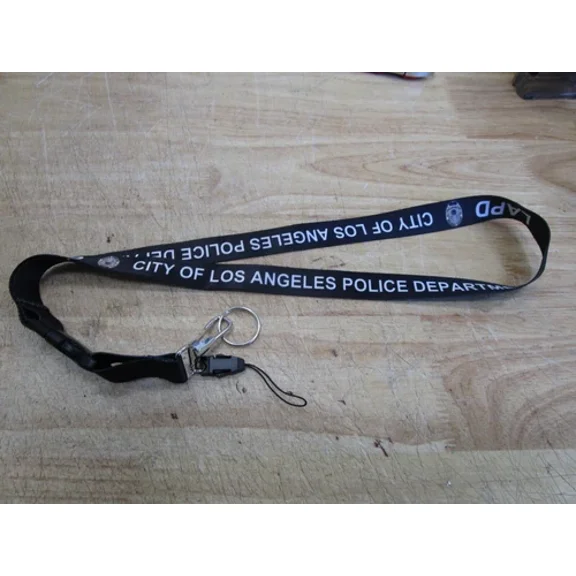 Lapd Los Angeles Police Department Lanyard Id Key Phone Holder Free Shipping