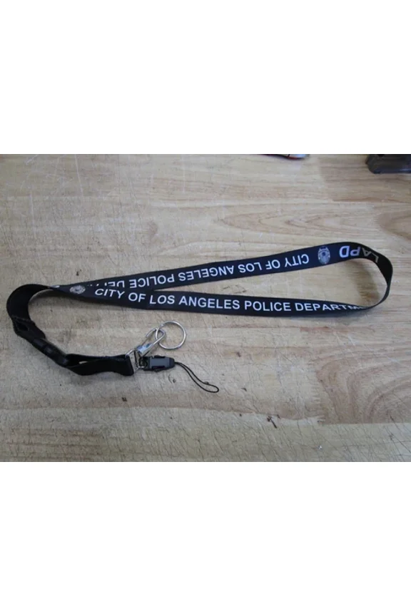 Lapd Los Angeles Police Department Lanyard Id Key Phone Holder Free Shipping