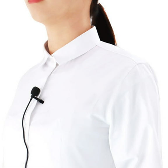 Lapel 150cm Portable Mini Clip-on Omni-Directional Stereo USB Mic Microphone For PC Computer