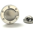 thumbnail image 1 of Perfect Cufflinks Lapel Pin, Enamel Pin, Formula One Racing Fuel Cap, Car F1 Race Car, Tie Pin, Car Lover, Boyfriend Gift, 1 of 2