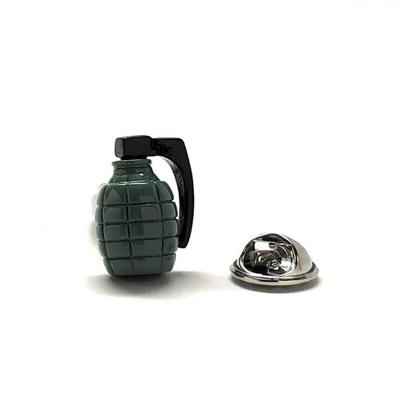 Lapel Pin Green Hand Grenade Enamel Pin Army Soldier Tie Pin Law Enforcement
