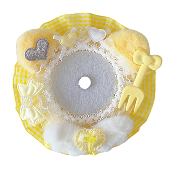 Lapel Pin Holder Handmade Lace Brooch Storage Display Stand Badge Accessory Filled Tray Base for Trendy Ladies