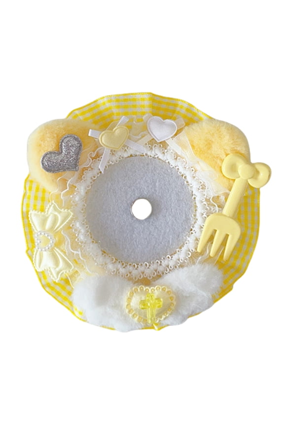 Lapel Pin Holder Handmade Lace Brooch Storage Display Stand Badge Accessory Filled Tray Base for Trendy Ladies