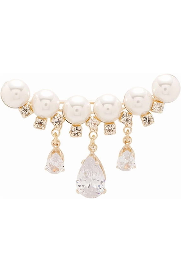 Lapel Pin Unfading Elegant Charming Lady Brooch Pin Gift Polishing