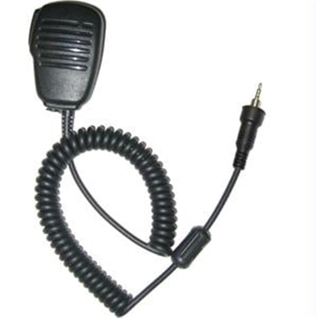 Lapel Speaker Microphone - Black - Handheld - Durable Design
