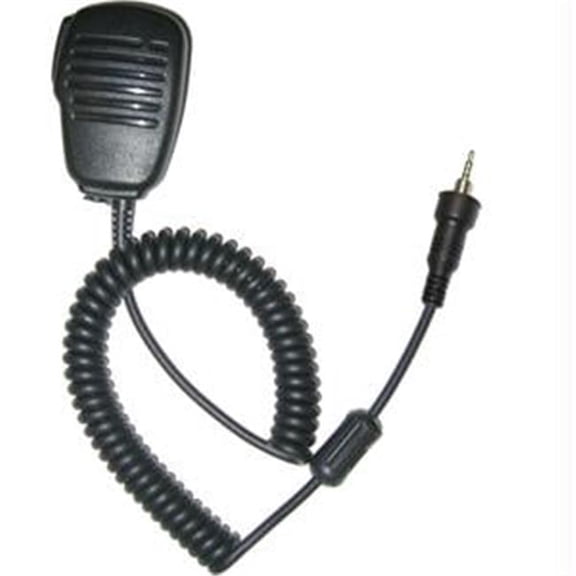 Lapel Speaker Microphone - Black - Handheld - Durable Design