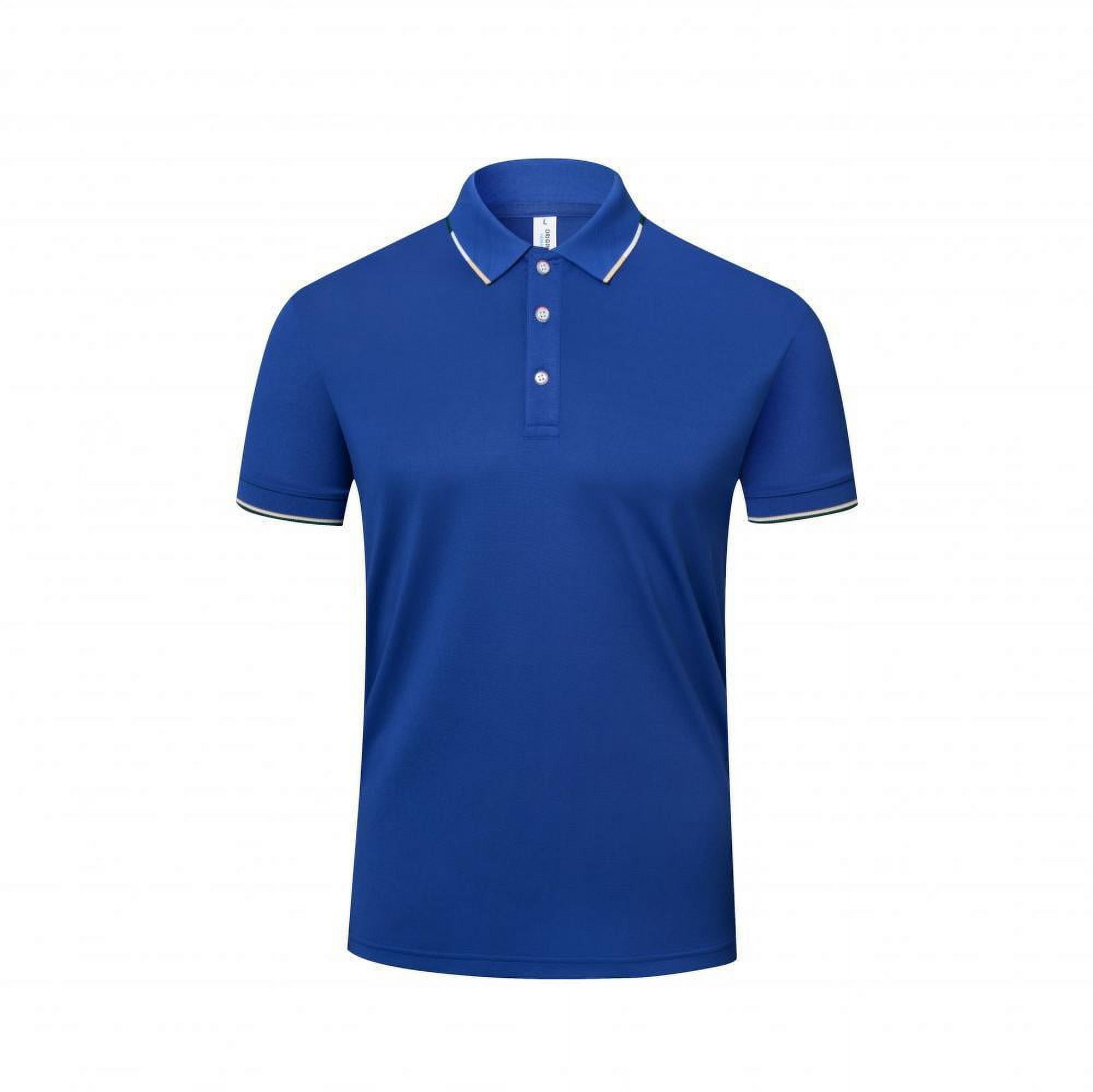 Lapel shirt short sleeve work clothes team summer cultural shirt ...