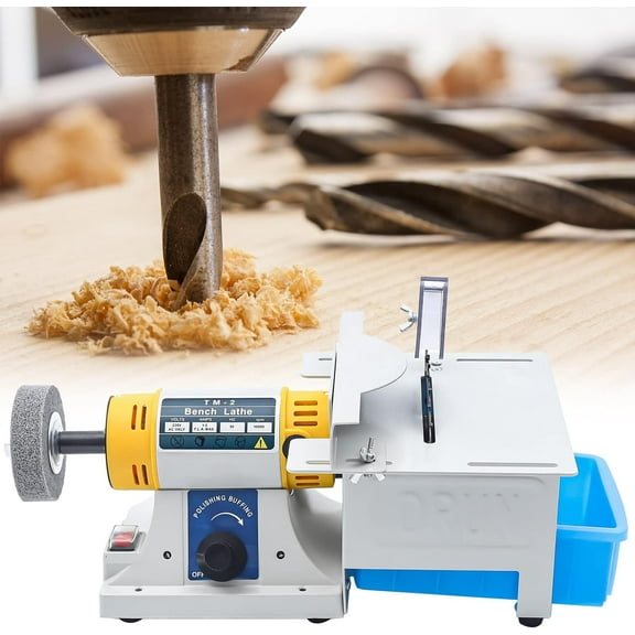 Lapidary Equipment Rock Polisher, 110V Mini Table Saw Jewelry Grinder Polishing Machine with Flexible Shaft for Jewelry, Wood, Amber, Metal, Jade 0-10000r/min