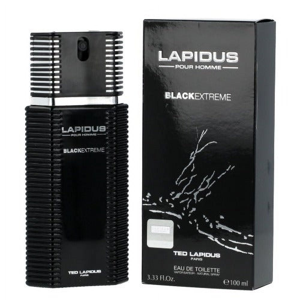 Lapidus Pour Homme Black Extreme Eau De Toilette 3.4 Oz Men's Cologne Ted Lapidus