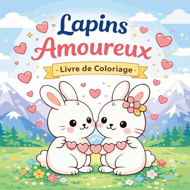 Lapins Amoureux - Livre de Coloriage, (Paperback)