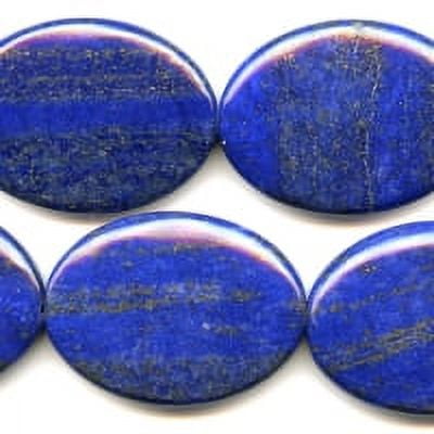 Lapis 30x40mm Oval Beads - 8 Inch Strand