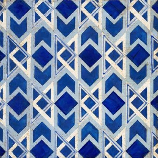 Lapis Geometric Tile Canvas Art - Arnie Fisk (24 x 24)