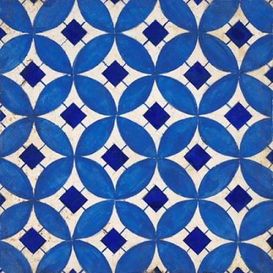 Lapis Inlaid Tile Canvas Art - Arnie Fisk (24 x 24)