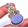 thumbnail image 1 of Lapis Lazuli - Afghanistan 925 Sterling Silver Tree Of Life Pendant 1.95" P50_19, Beautiful Jewelry For Woman, New Year Sale, Valentin's Day Gift, 1 of 2