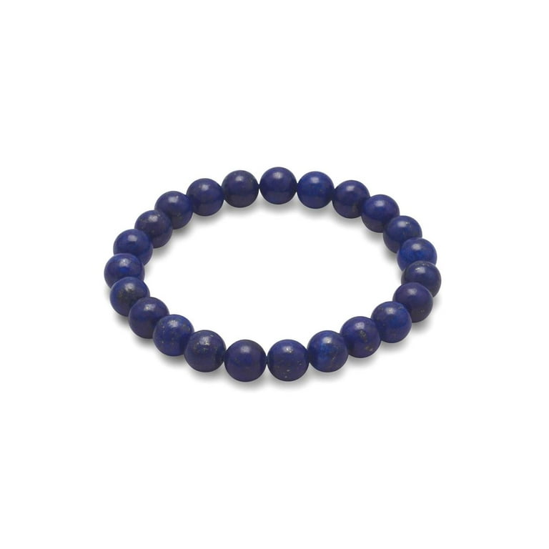 AzureBella Jewelry Wood Bead Stretch Bracelet with 9mm Beads Mens Womens AzureBella Jewelry Wood Bead Stretch Bracelet with 9mm Beads Mens Womens