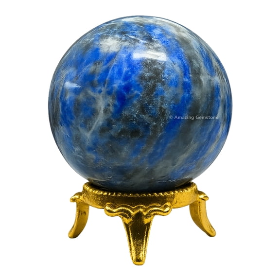 Lapis Lazuli Crystal Ball Sphere 1.5" Inches