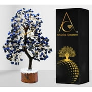 Lapis Lazuli Crystal Tree - Healing Crystal Bonsai Tree Room Decor Office Desk Decor