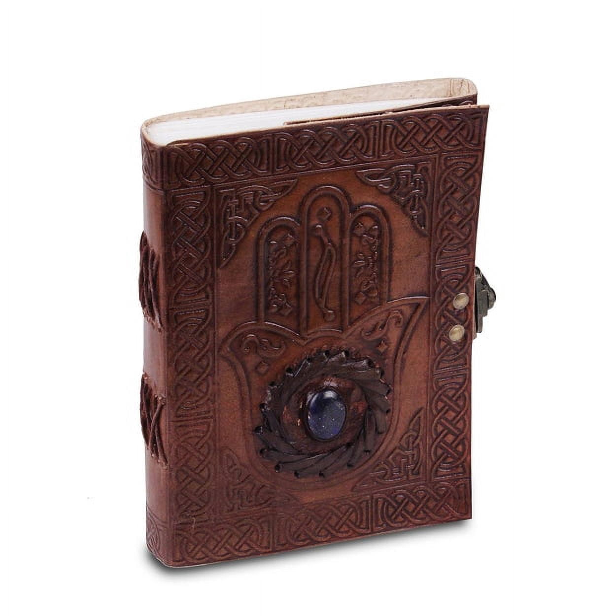 Lapis Lazuli Embossed Vintage Leather Journal, Leather Sketchbook, Drawings Journal, Great Gift