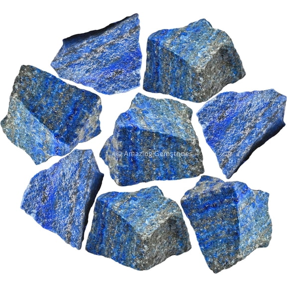 Lapis Lazuli Raw Crystals and Healing Stones (1 lb)