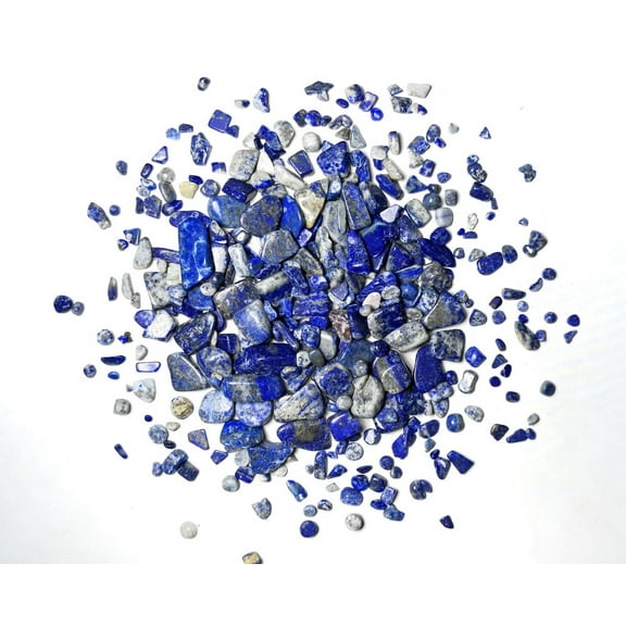 Lapis Lazuli Tumbled Chips Stone (1 Pound)