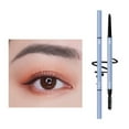 Lapiz De Cejas A Prueba De Agua, Ultra Fine Eyebrow Pencil with Brush Long Lasting Easy to Blend