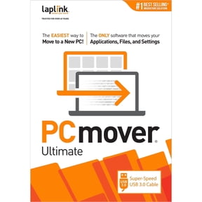Laplink PCmover Ultimate v11 with SuperSpeed USB 3.0 Cable - 1 Use