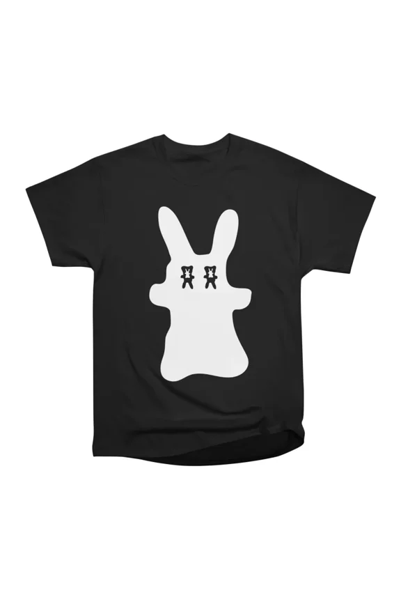 Lapo the Kid White Rabbit with dark upside down eyes T-Shirt Tee Gift For Him Merch For He
