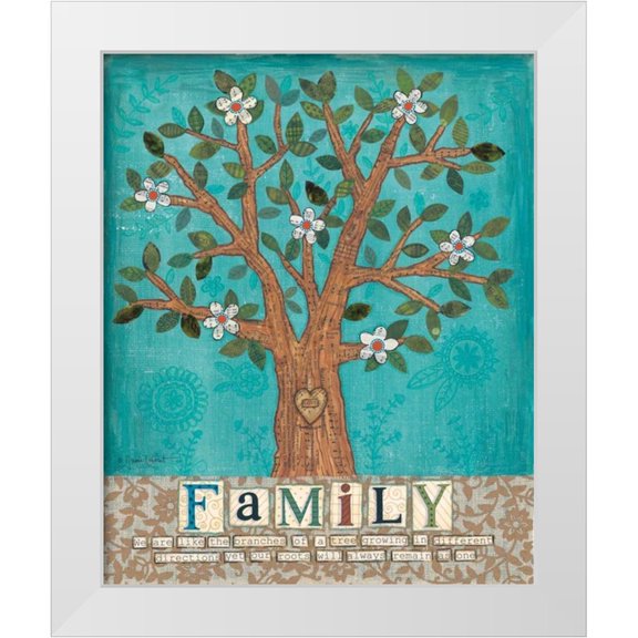 Lapoint, Annie 12x14 White Modern Wood Framed Museum Art Print Titled - Home