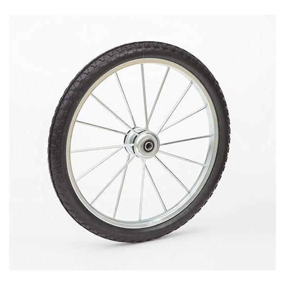 Lapp Wagons 20" to 26" Flat Free Heavy Duty Metal Spoke Wheels | 3" Hub, 3/4" Axle Bearing | For Utility Carts | 20" x 1.95" Tire