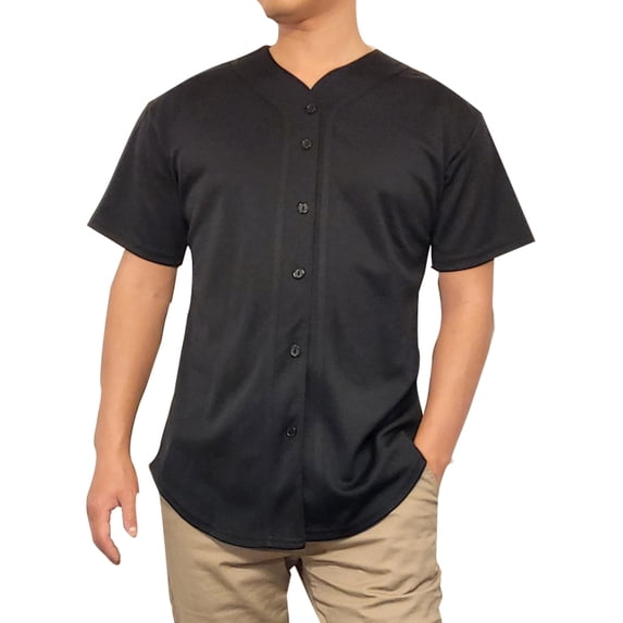 Lappel Men's Baseball Button Down Jersey College Sports Team Uniforms Hipster Shirts Made in USA