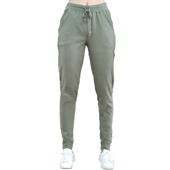 Lappel Women's Athletic Yoga Jogger Sweatpants with Pockets Soft French Terry Athleisure Capri