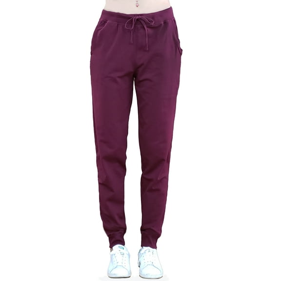 Lappel Women's Athletic Yoga Jogger Sweatpants with Pockets Soft French Terry Athleisure Capri