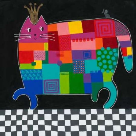 Lappie and Friend Canvas Art - Yvonne Hope (24 x 24)