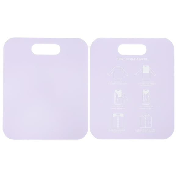 Lapsitude 2Pcs Professional Shirt Cardboard Clothes Folder PP Simple Laundry Folding Board