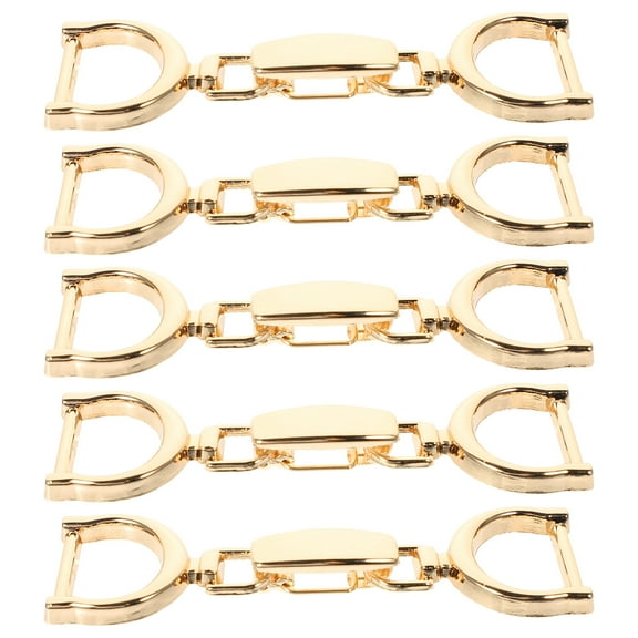 Lapsitude 5pcs Shoe Chain Buckles Alloy Buckles DIY Shoes Bag Garment Decorative Buckle