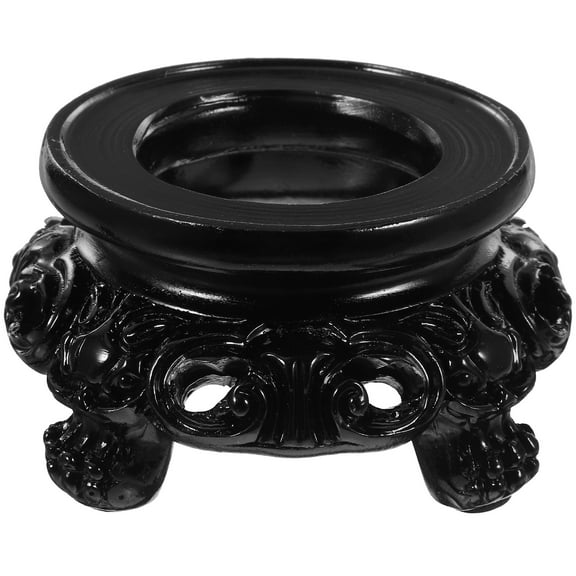 Lapsitude Antique Style Crystal Balls Holder Resin Crystal Balls Hollow Base Resin Crystal Sphere Stand