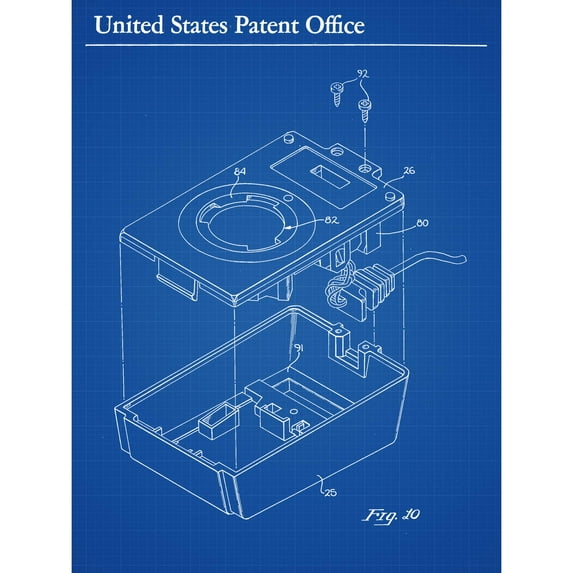 Lapson Computer Mouse Cursor Control Device 1984 Patent Extra Large XL Wall Art Poster Print