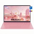 thumbnail image 1 of TOEMAAGICE Laptop Intel Celeron N150 14.1-inch 2K 2160x1440 16GB 512GB Windows 11 Pro Pink, 1 of 9